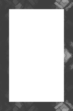 Retro desenli eski boyalı çerçeve