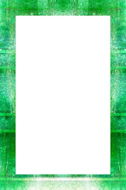 Retro desenli eski boyalı çerçeve