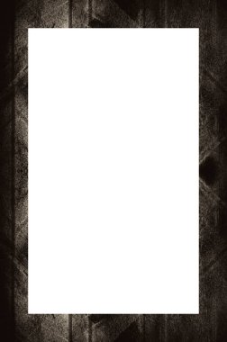 Retro desenli eski boyalı çerçeve