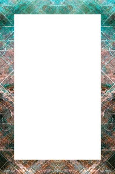 Old Painted Frame Retro Pattern — Stock Photo, Image