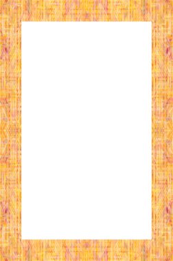 Retro desenli eski boyalı çerçeve