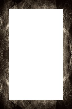 Retro desenli eski boyalı çerçeve