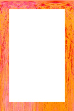 Retro desenli eski boyalı çerçeve