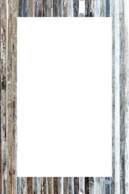 Retro desenli eski boyalı çerçeve