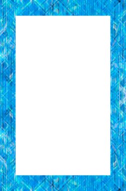 Retro desenli eski boyalı çerçeve