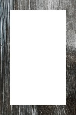 Retro desenli eski boyalı çerçeve