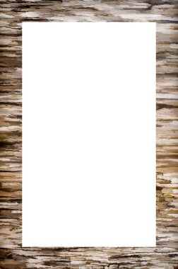 Retro desenli eski boyalı çerçeve