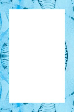 Retro desenli eski boyalı çerçeve