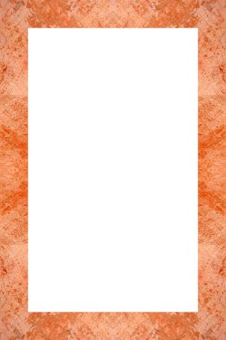 Retro desenli eski boyalı çerçeve