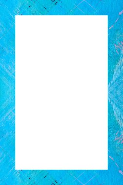 Retro desenli eski boyalı çerçeve