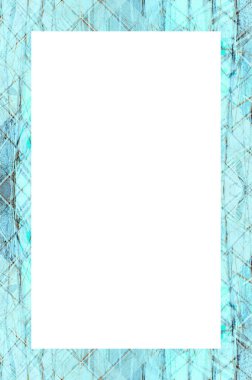 Retro desenli eski boyalı çerçeve