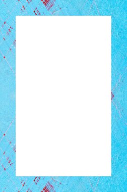 Retro desenli eski boyalı çerçeve