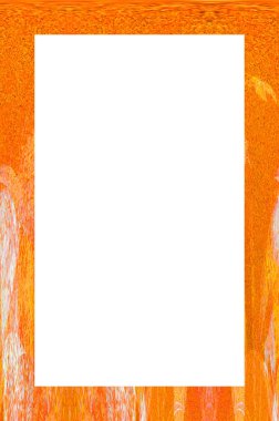 Retro desenli eski boyalı çerçeve