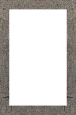 Retro desenli eski boyalı çerçeve