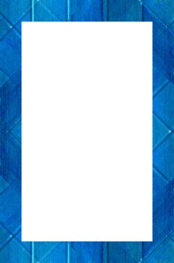 Retro desenli eski boyalı çerçeve