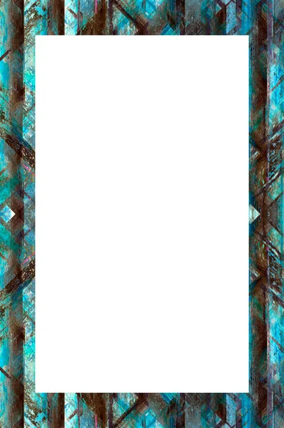 Old Painted Frame Retro Pattern — Stock Photo, Image