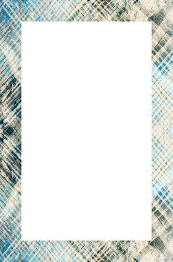 Retro desenli eski boyalı çerçeve