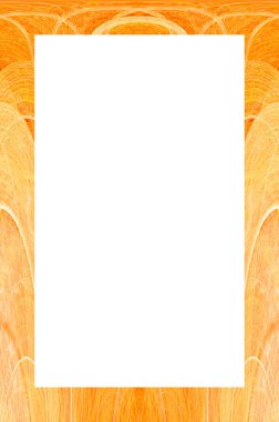 Retro desenli eski boyalı çerçeve