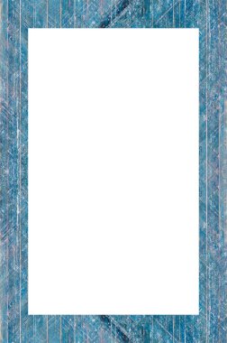 Retro desenli eski boyalı çerçeve