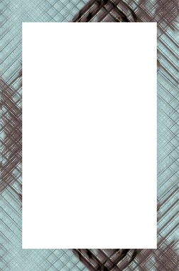 Retro desenli eski boyalı çerçeve