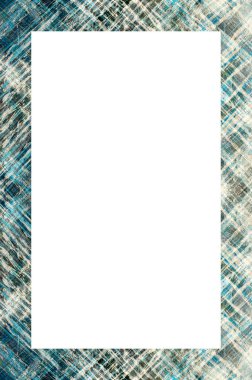 Retro desenli eski boyalı çerçeve