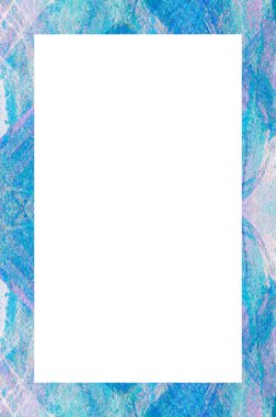 Retro desenli eski boyalı çerçeve