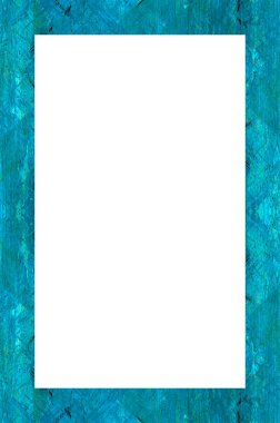 Retro desenli eski boyalı çerçeve