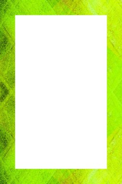 Retro desenli eski boyalı çerçeve