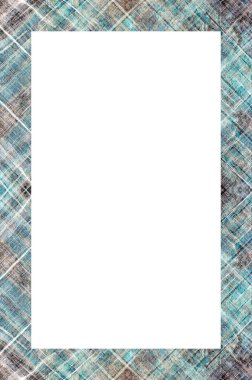 Retro desenli eski boyalı çerçeve