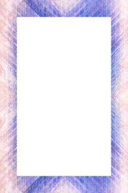 Retro desenli eski boyalı çerçeve