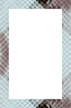 Retro desenli eski boyalı çerçeve