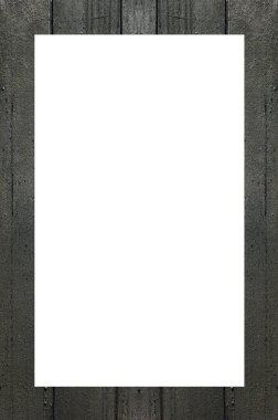 Retro desenli eski boyalı çerçeve