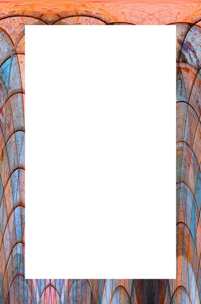 Old Painted Frame Retro Pattern — Stock Photo, Image