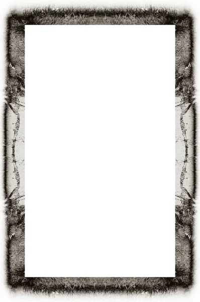 Old Painted Frame Retro Pattern — Stock Photo, Image