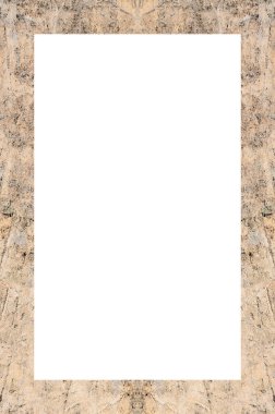 Retro desenli eski boyalı çerçeve