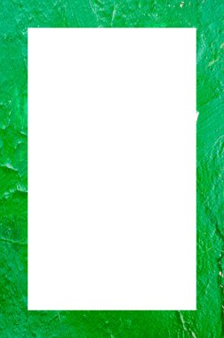 Retro desenli eski boyalı çerçeve