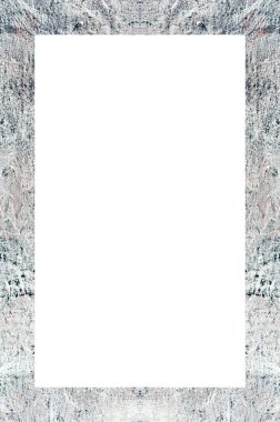 Retro desenli eski boyalı çerçeve