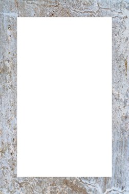 Retro desenli eski boyalı çerçeve