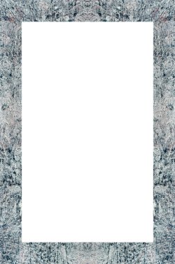 Retro desenli eski boyalı çerçeve