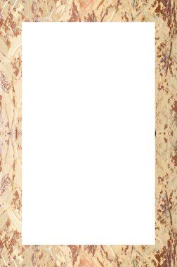 Retro desenli eski boyalı çerçeve