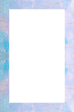 Retro desenli eski boyalı çerçeve