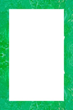 Retro desenli eski boyalı çerçeve