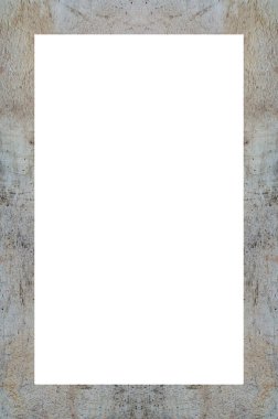 Retro desenli eski boyalı çerçeve