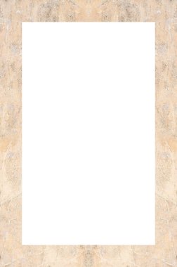 Retro desenli eski boyalı çerçeve