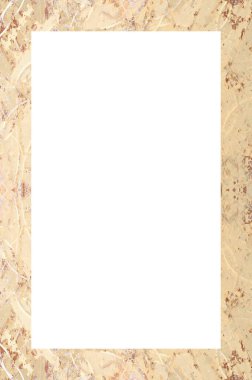 Retro desenli eski boyalı çerçeve