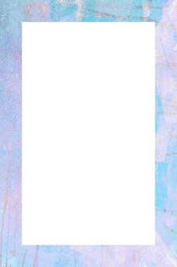 Retro desenli eski boyalı çerçeve