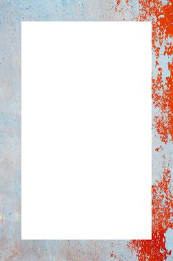 eski yıpranmış alçı duvar boya ile