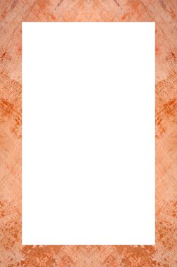 Retro desenli eski boyalı çerçeve