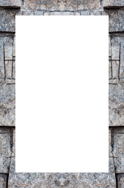 Retro desenli eski boyalı çerçeve