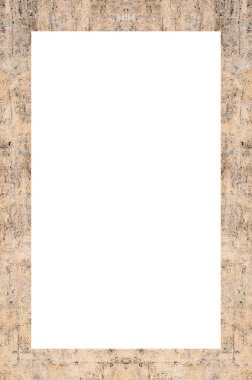 Retro desenli eski boyalı çerçeve